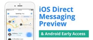 iOS Direct Messaging Preview