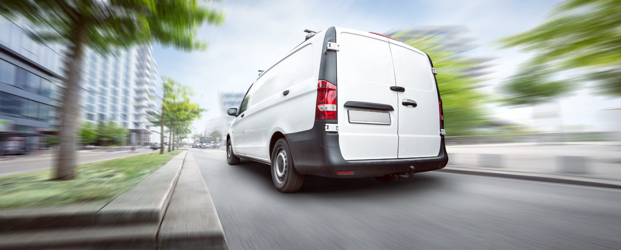 white Transportation Van