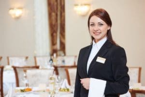 Hotel restaurant staff