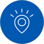 circle geofencing voice alerts icon