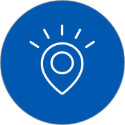 circle geofencing voice alerts icon