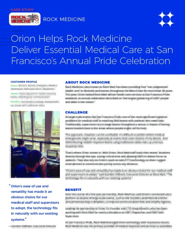 Rock Medicine Case Study