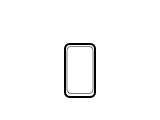 <br />Mobile Simple symbol of smartphone