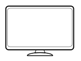 <br />Browser Simple symbol of computer monitor