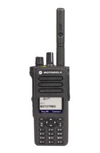 Example of a digital radio: the Motorola XPR7550