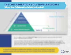 The Collaboration Solution Landscape