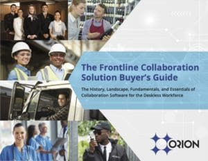 Frontline Collaboration Solution - Cover of the Buyers Guide