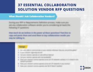 RFP Questions for Collaboration Software