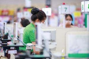 Retail workforce serving customers - Orion