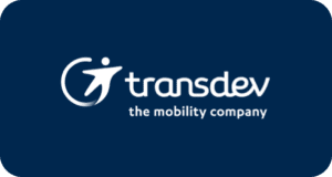 Transdev logo - Push-to-Talk for Public Transit - Orion