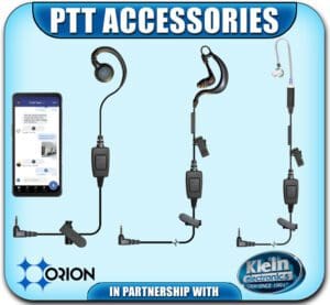 Klein PTT earpieces for Orion