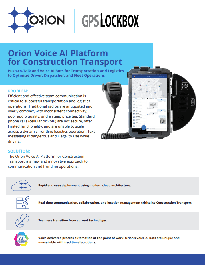 Construction Transport Fact Sheet